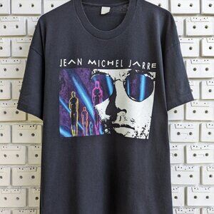 Vintage 1993 Jean Michel Jarre Shirt Chronologie Album Promo Tour Ambient Elec